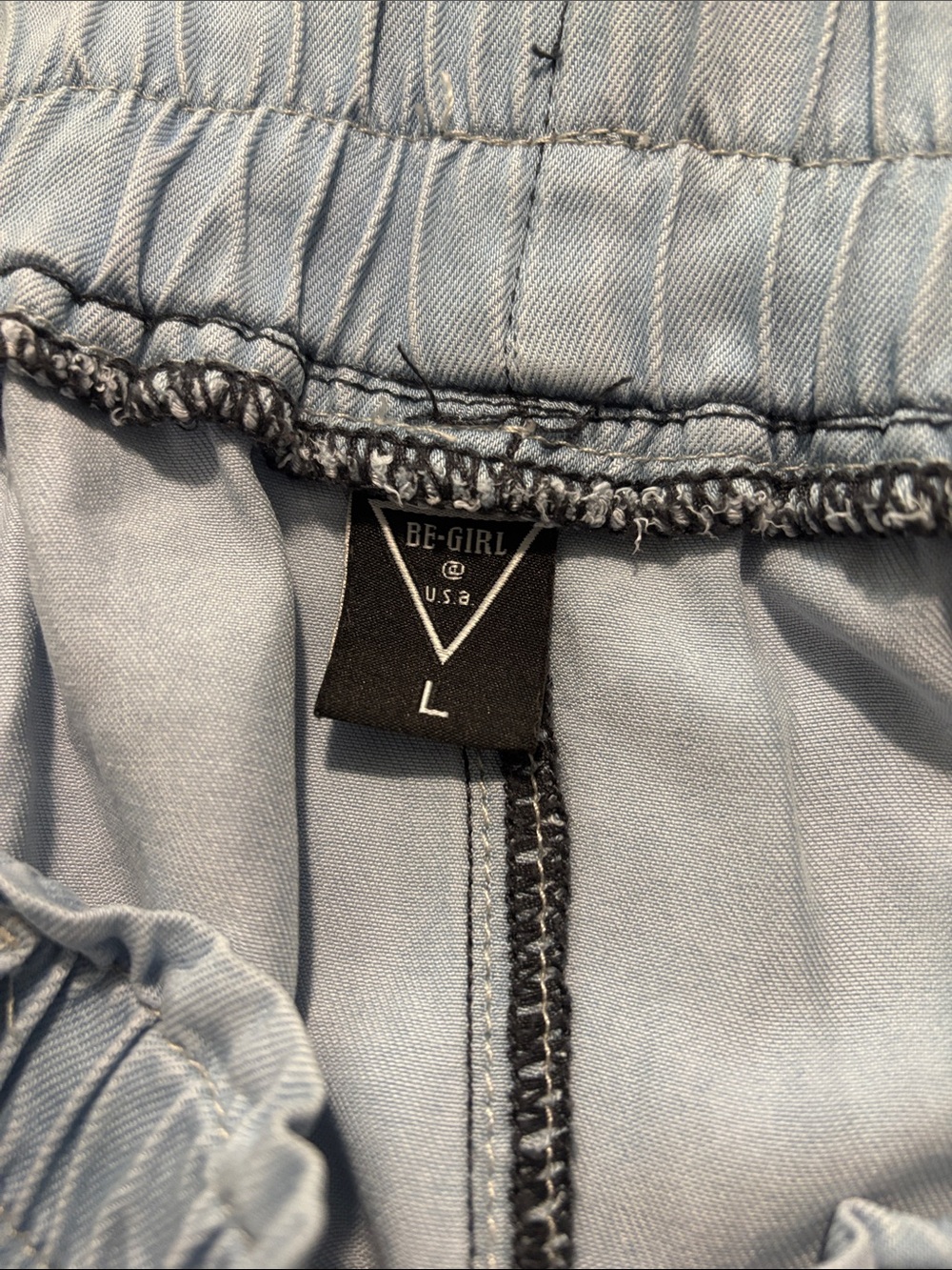 Women’s Be-Girl Chambray Denim Skirt - Picture 5 of 5